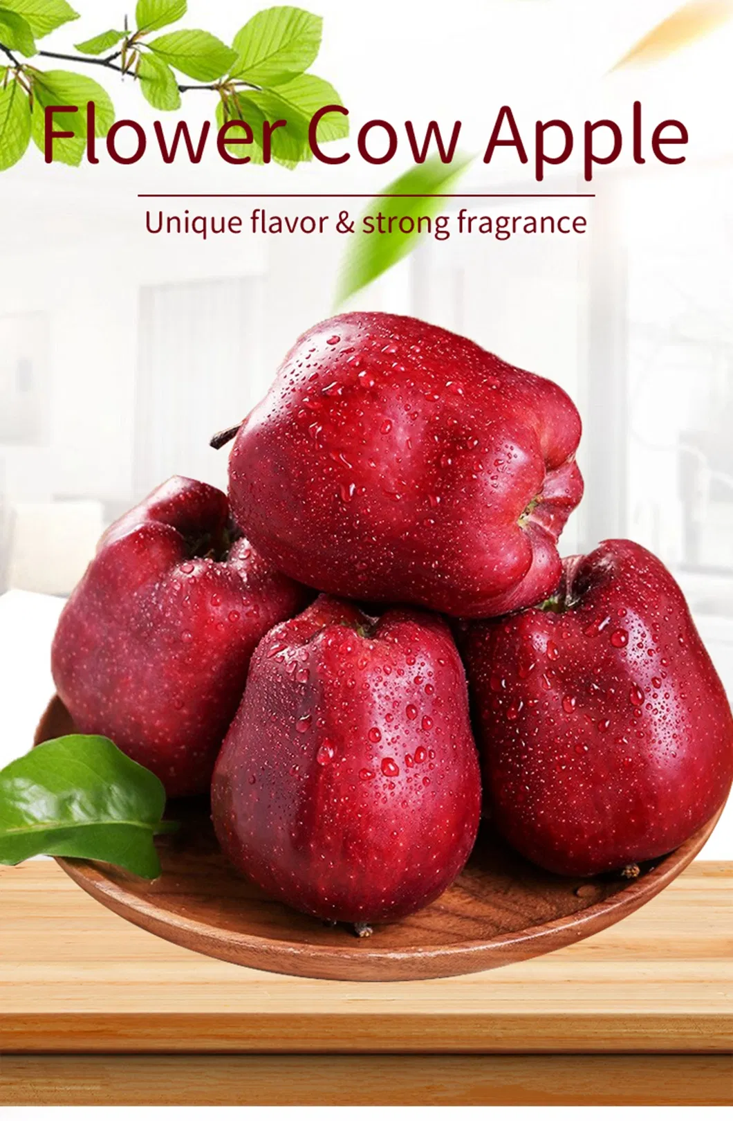 China Delicious Red Huaniu Apple Sweet Huaniu Apple Export