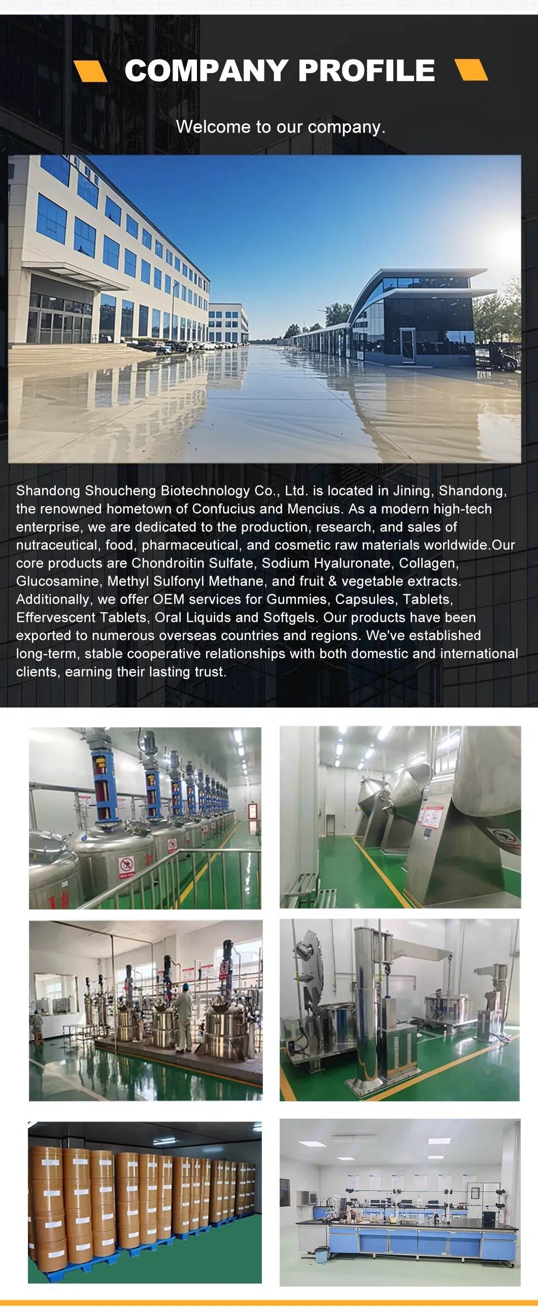 D-Glucosamine Sulfate Powder Glucosamine Sulphate