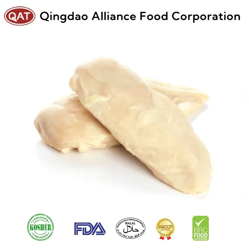 IQF Halal Certificate High Protein Steamed Chicken Breast