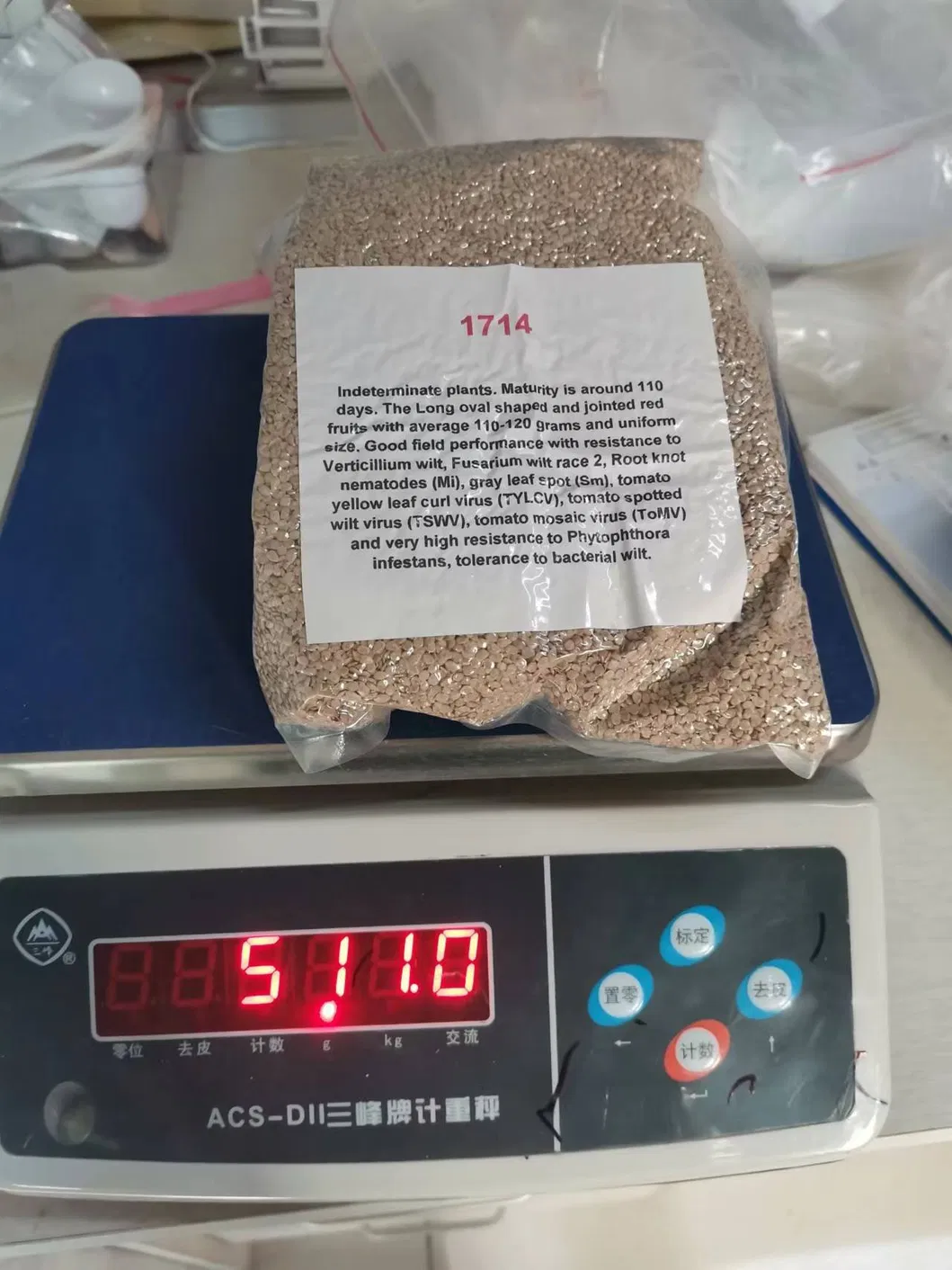 Vegetable Seeds, Hot Selling, Tomato Seeds, High-Yield, Ty Resistant, Red, Hybrid, High Temperature Resistant