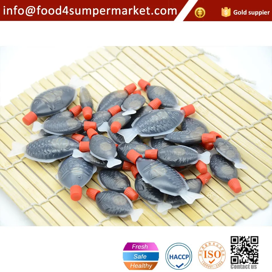 2018 Mini Sushi Fish Shape Soy Sauce in Plastick Package 2.6 Ml/8ml/15ml