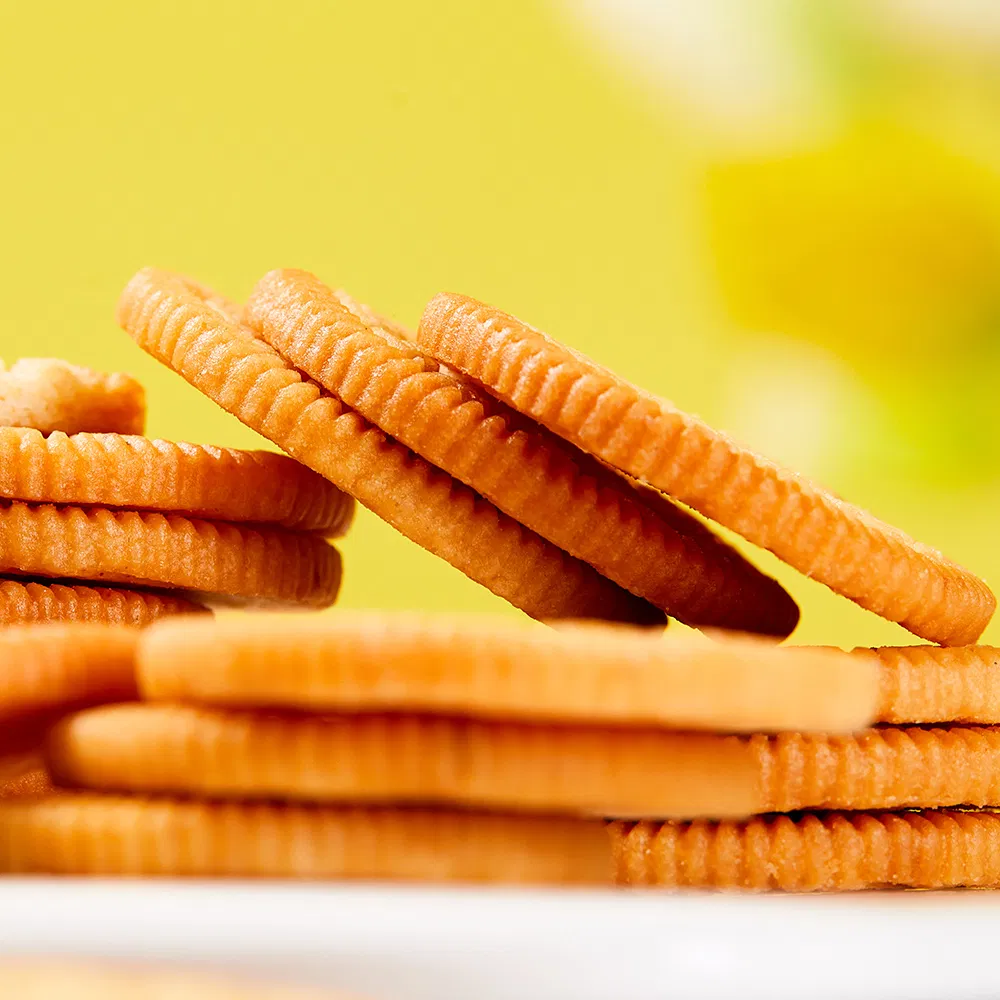 Crisp Butter Cracker Rich Scallion Flavor Butter Scallion Biscuit in Stock