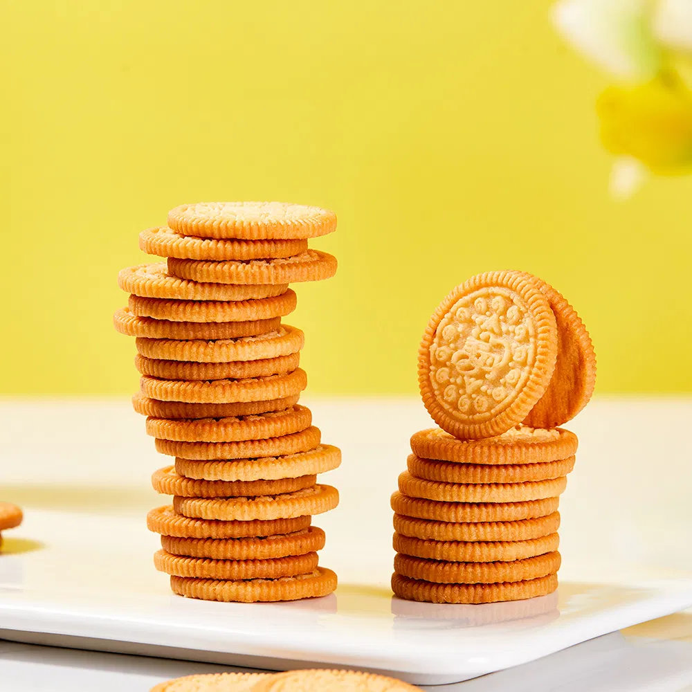 Crisp Butter Cracker Rich Scallion Flavor Butter Scallion Biscuit in Stock