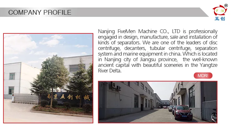 Good Quality Yeast Wine Separator Disc Stack Centrifuge Machine