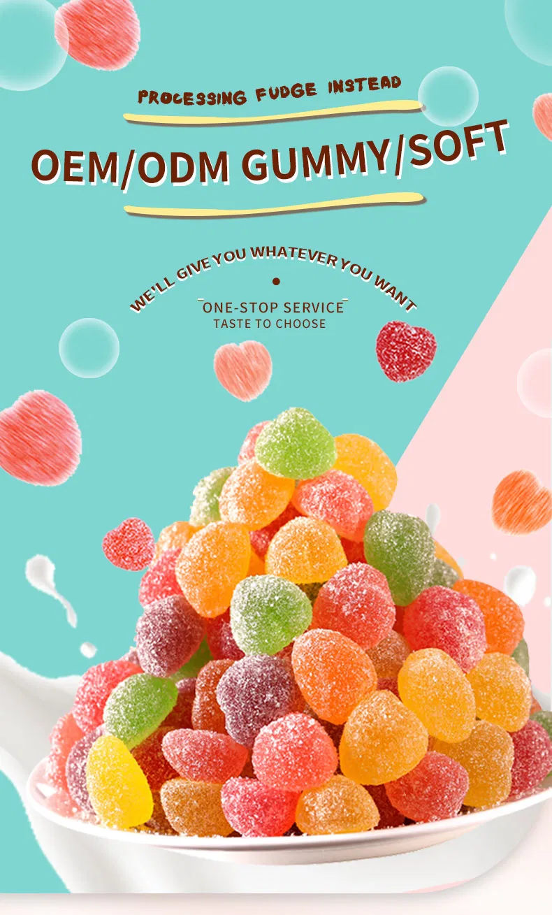 Gummy Candy Wholesale Custom Sweets Factory Price Chinese Gummy Candy Manufacturer