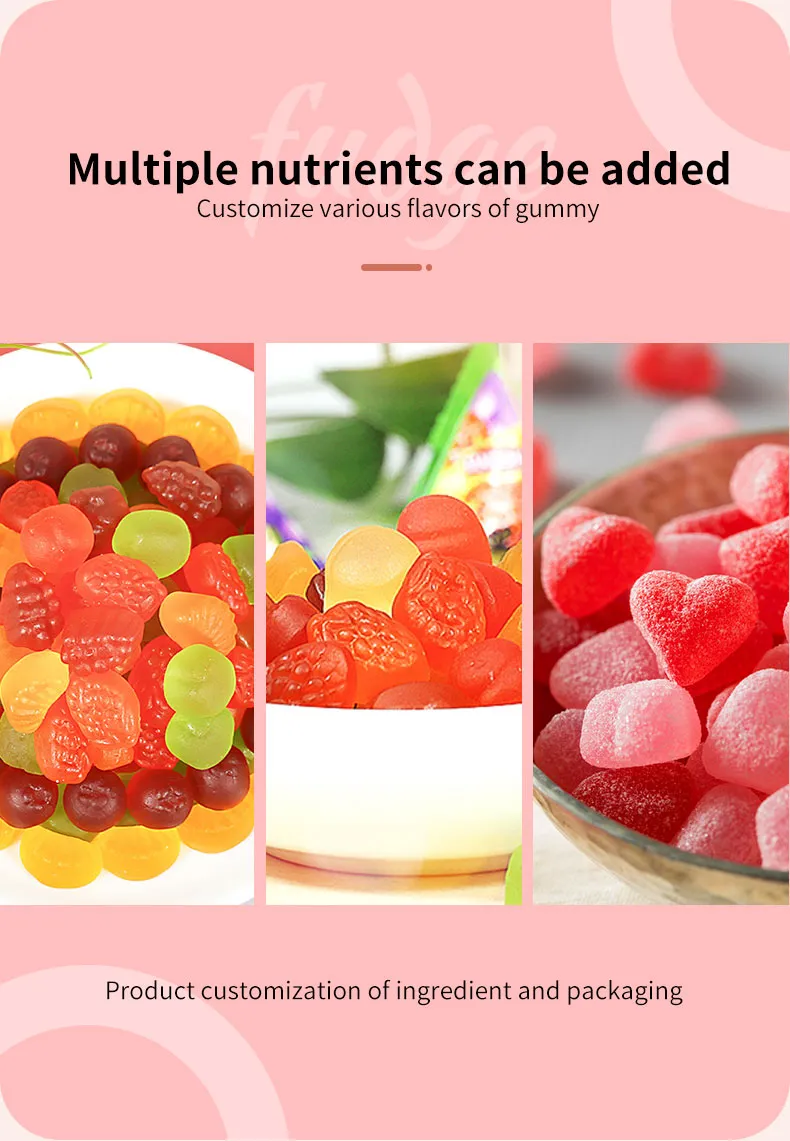 Gummy Candy Wholesale Custom Sweets Factory Price Chinese Gummy Candy Manufacturer