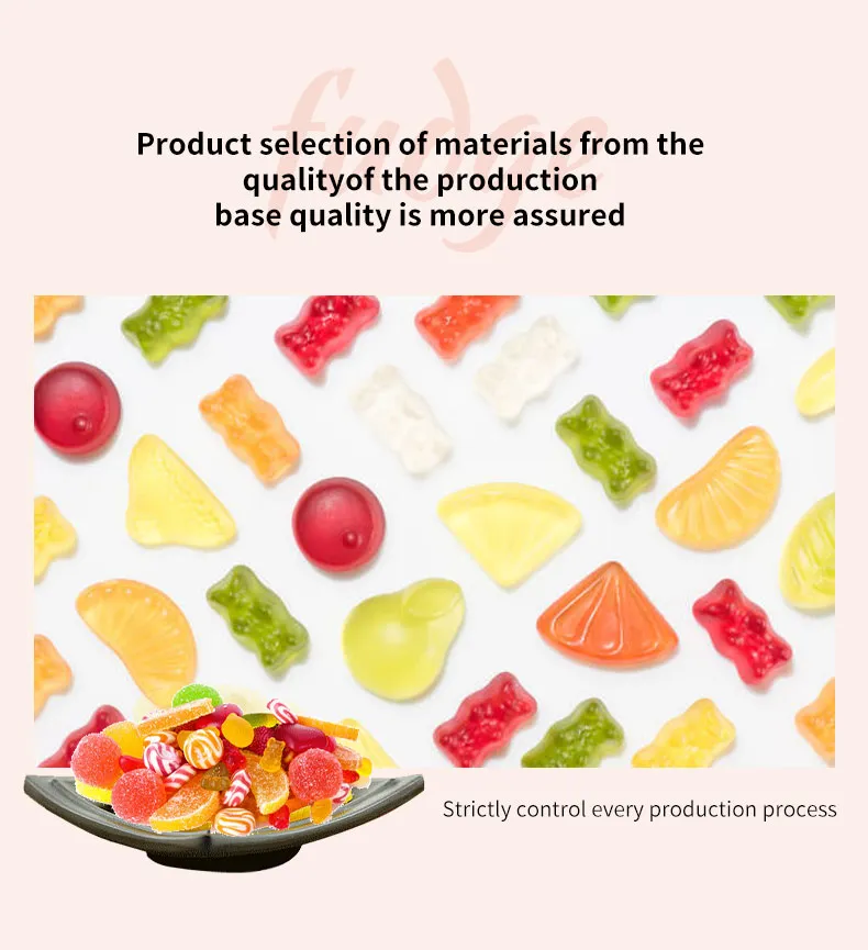 Gummy Candy Wholesale Custom Sweets Factory Price Chinese Gummy Candy Manufacturer
