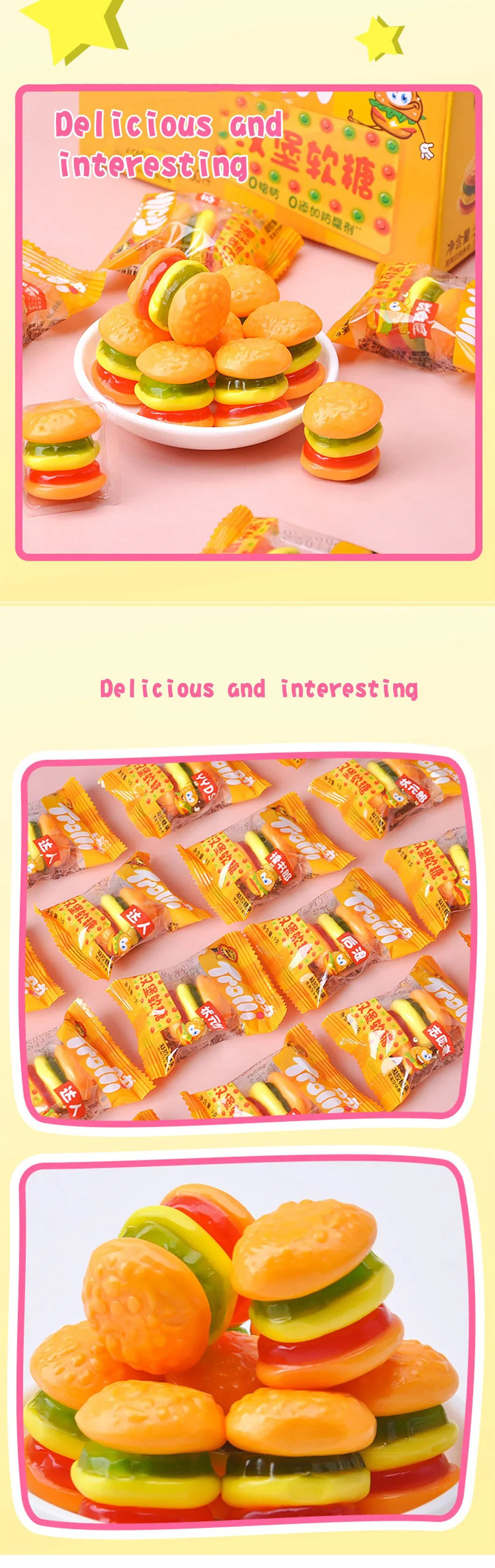 Kezi Gummy Candy Halal Flavored Fruity Snacks Wholesale Confectionery in Box Packaging