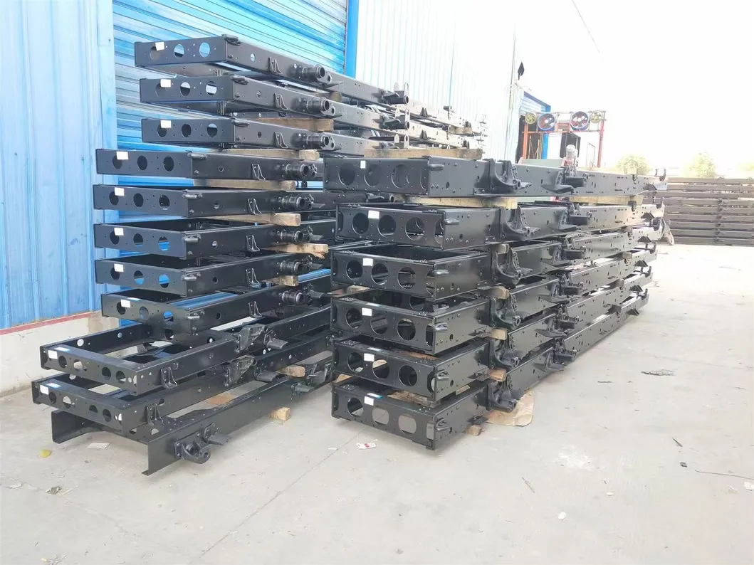 Nqa Certified Skeletal Truck Trailer Featuring 140mm Vertical Beam Height