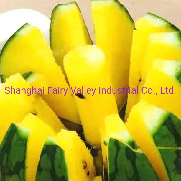 Hybrid F1 Yellow Flesh Watermelon Seeds for Growing-Yellow Cream