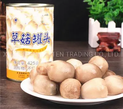 Ingredients Sushi Cooked Edible Straw Mushroom in Glass Jar