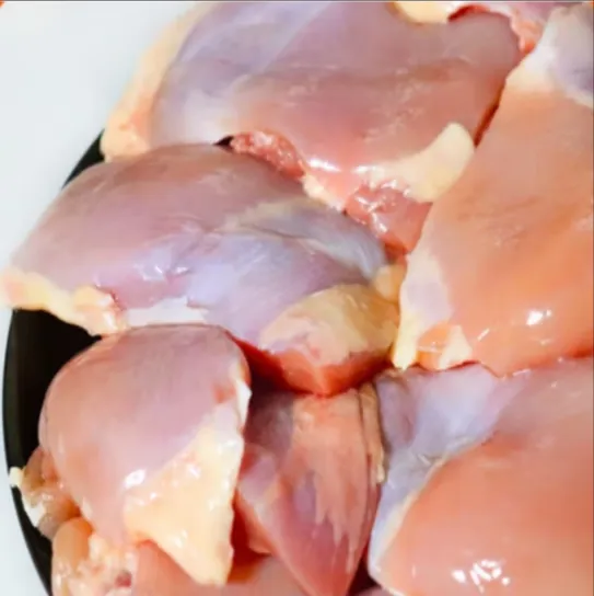 Halal Certified Farm Raised Tender Juicy Rich Taste Wholesale Price Frozen Boneless Skinless Chicken Thigh