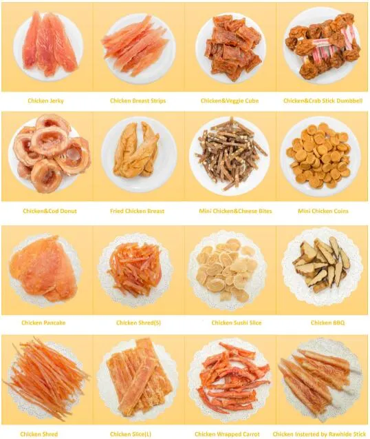 White Calcium Bone with Meat for Pet Food Dog Chews Snacks Supply