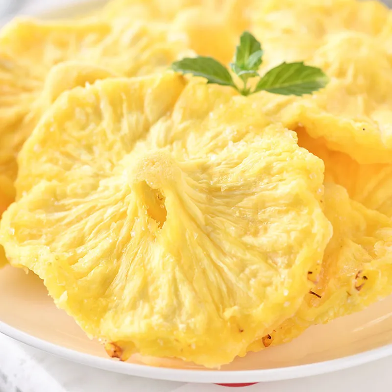 OEM Soft Dried Pineapple Sour Taste with Syrup Preservation Directly Eaten