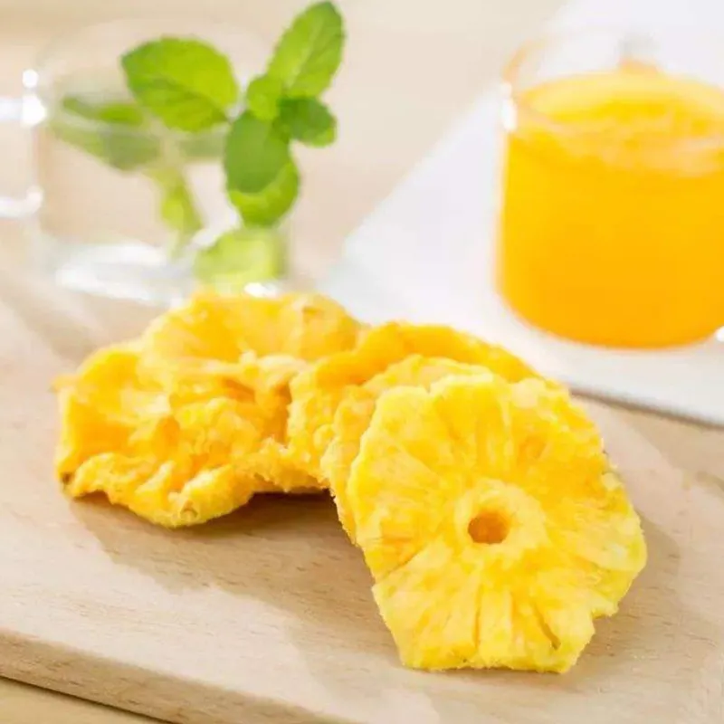 OEM Soft Dried Pineapple Sour Taste with Syrup Preservation Directly Eaten