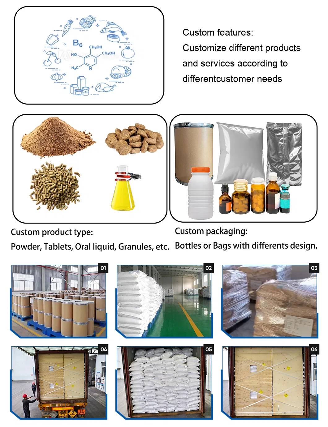 Feed Addtives Feed Grade Anhydrous Betaine /Glycine Betaine for Poultry