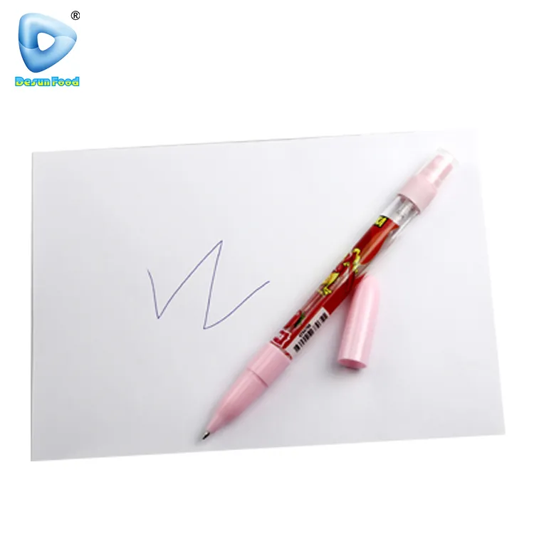 Wholesale Custom Colorful Fruit Flavor Pen Toy Liquid Spray Candy