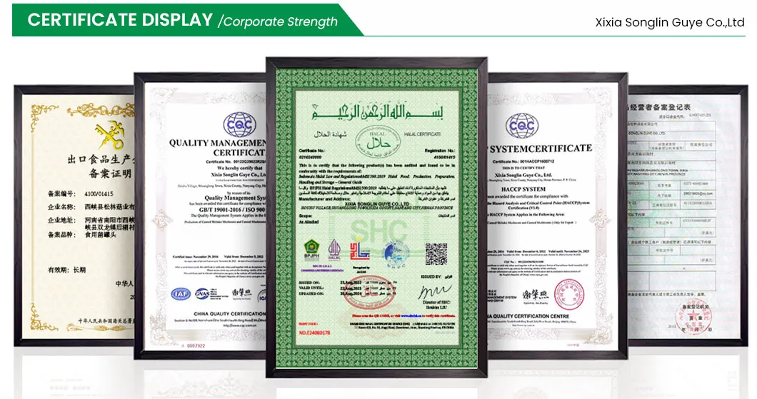 Eco-Friendly Standardized Steamed Canned Straw Mushroom for Fast Food Chains