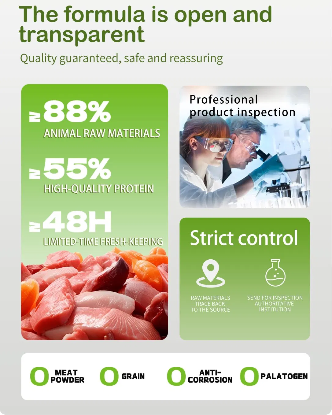 Wholesale Custom Label Healthy Natural Organic Formula Chicken / Tuna / Beef / Cod / Duck / Sea Snack / Fish Broth Sea Canned Pet/Cat Wet Food