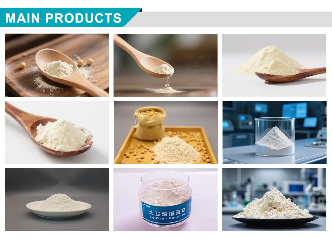 High Grade Nutritional Food Grade Food Ingredient Supplement with Certification Soy Protien Powder Isolate for Sausages Food Additive