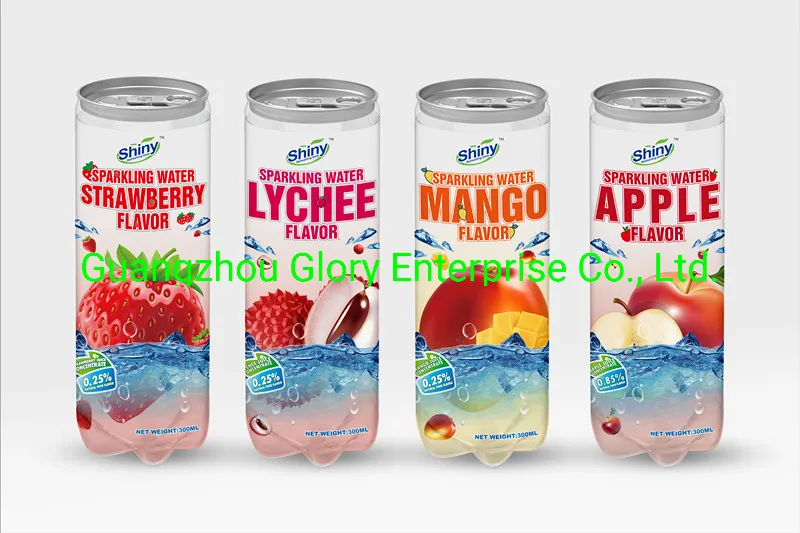 300ml PET Tin Sparkling Drink Soda with Fruit Juice