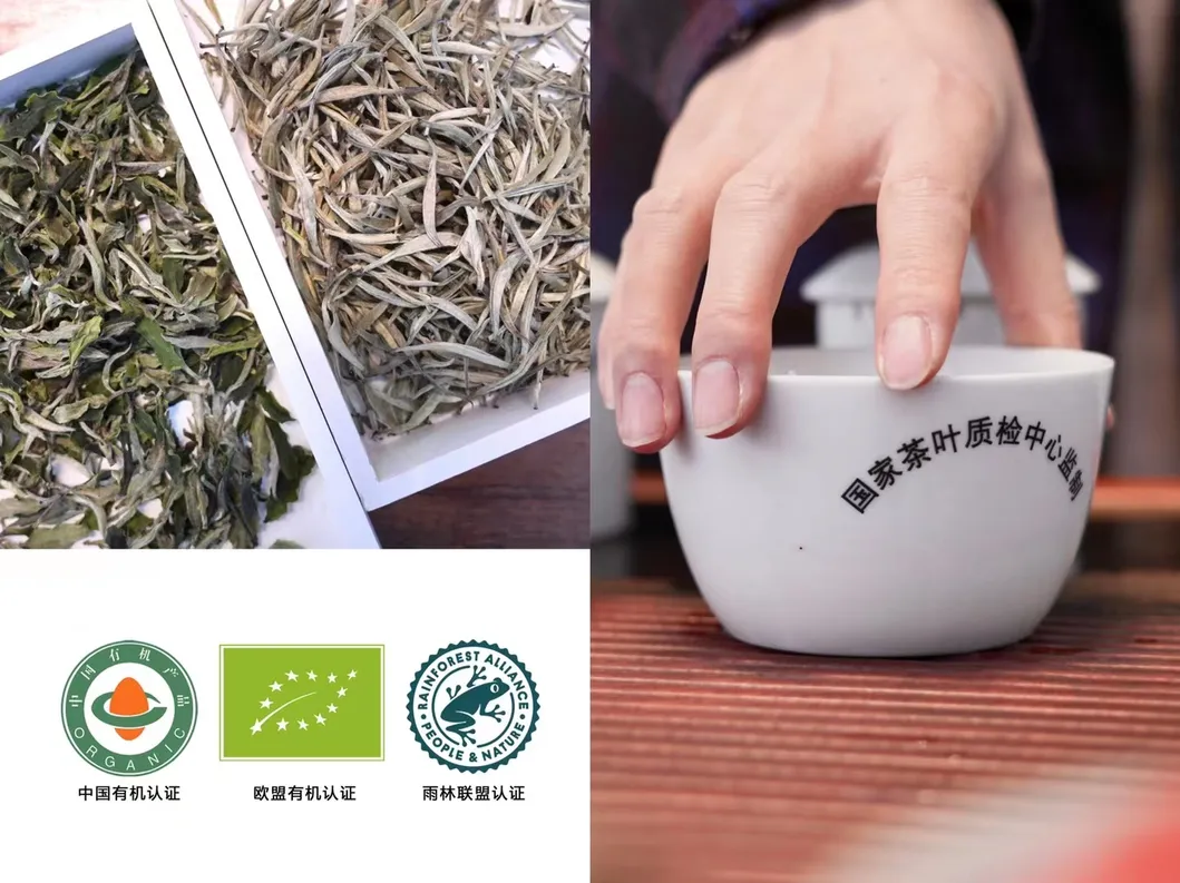 100g Yunnan Big Bud Silver Needle White Tea Cake