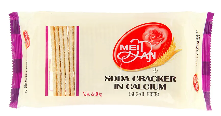 248g Sugar Free Calcium Soda Biscuit Salty Soda Cracker