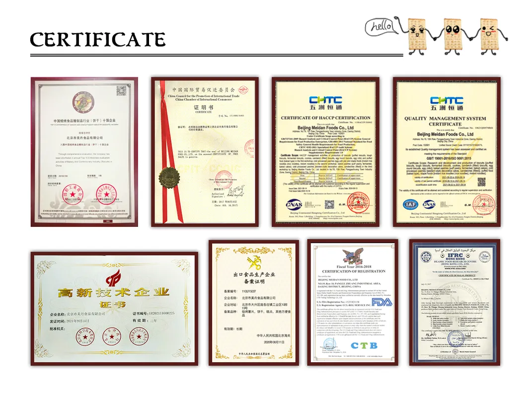 248g Sugar Free Calcium Soda Biscuit Salty Soda Cracker