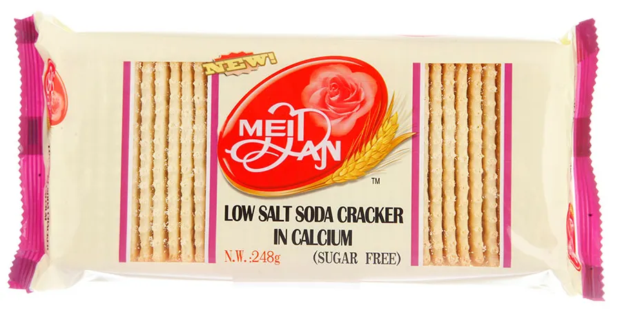 248g Sugar Free Calcium Soda Biscuit Salty Soda Cracker