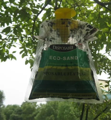 Outdoor Fly Traps Bag Fly Control Trap with Bait