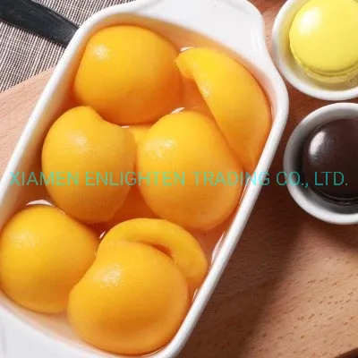 Healthy Fresh 3000g Rock Sugar Luxury Yellow Peach Catering Food Can Fruit