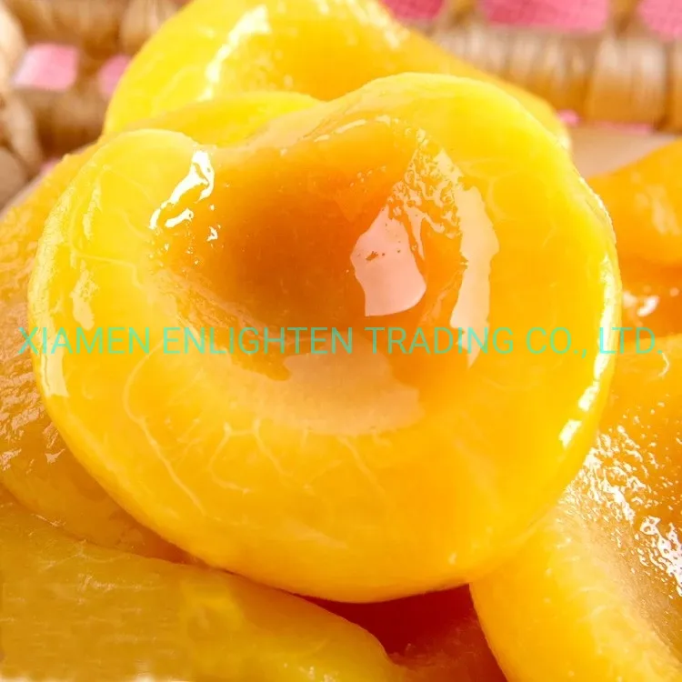 Healthy Fresh 3000g Rock Sugar Luxury Yellow Peach Catering Food Can Fruit