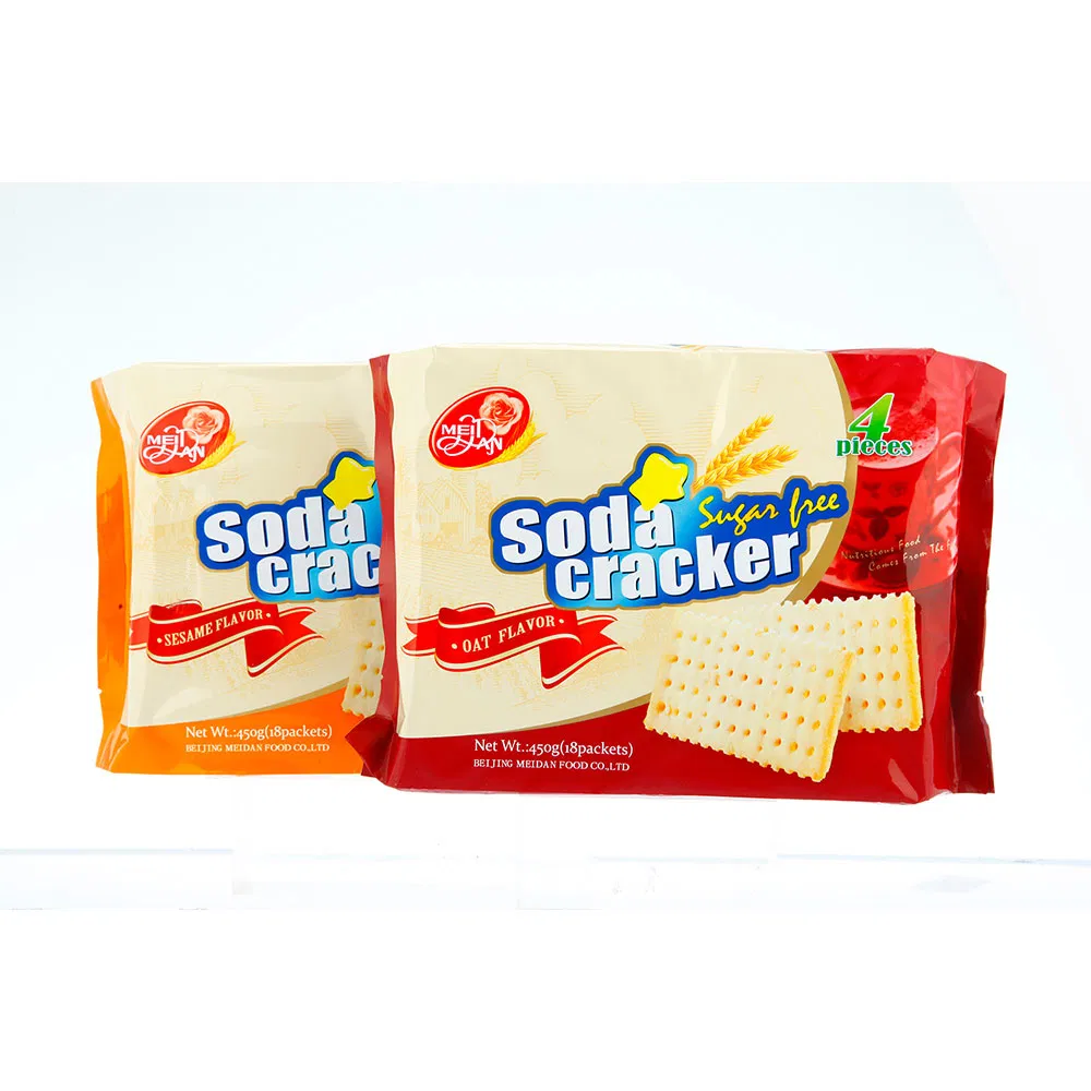 200g Sugar Free Calcium Biscuit Salty Soda Cracker Manufacturer
