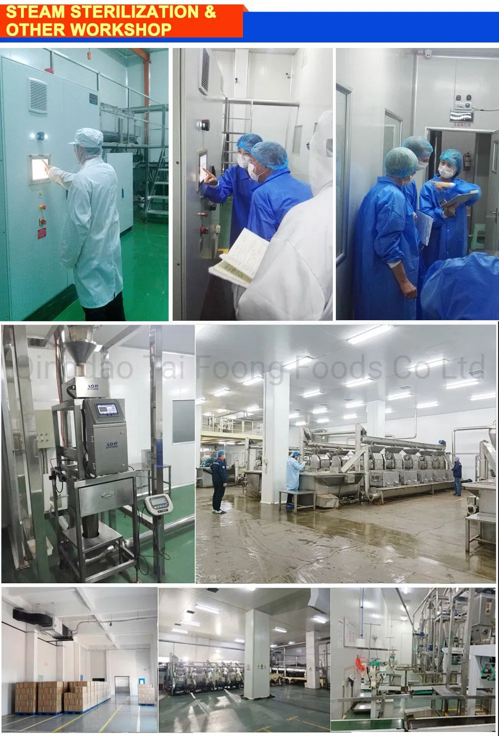 China Brc Steam Sterilization Food Factory Red Sweet Spices Powder