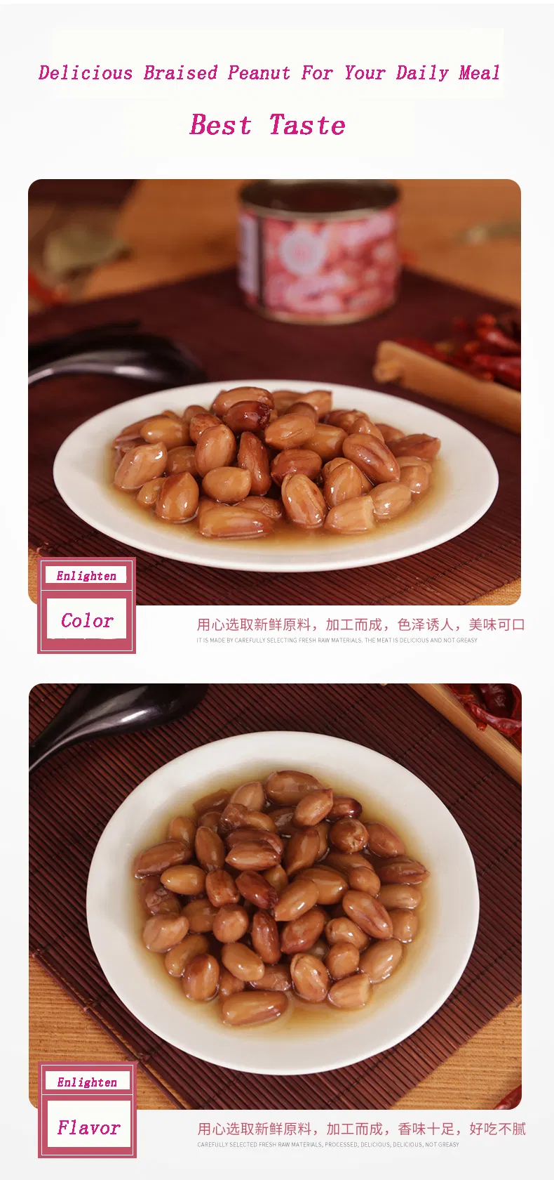 Canned Peanut Braised Tin Packed 567g