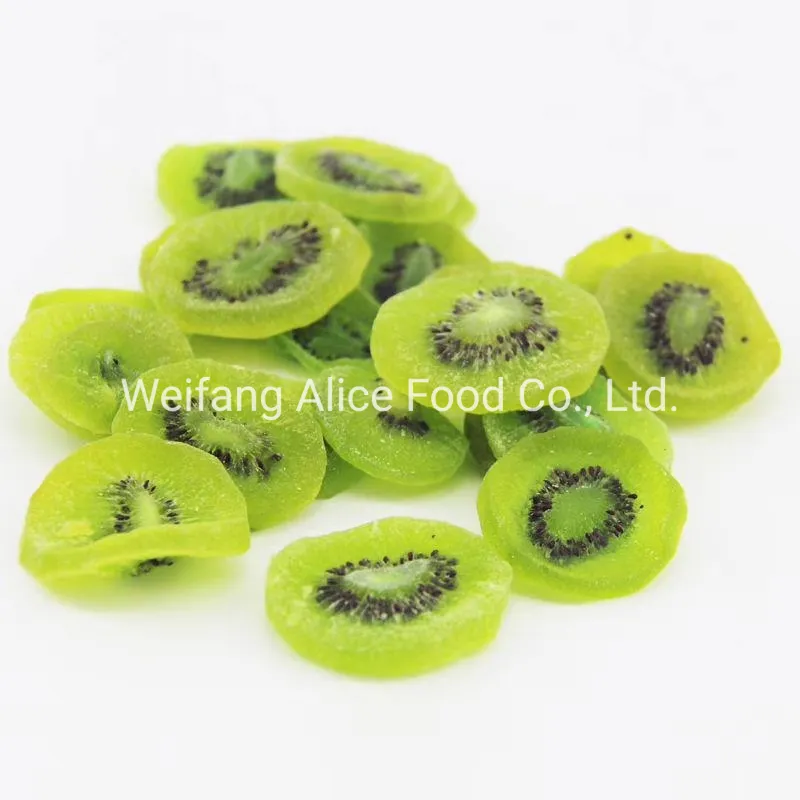 China Wholesale Dried Fruits Price Dry Kiwi Sliced Shape Kiwi