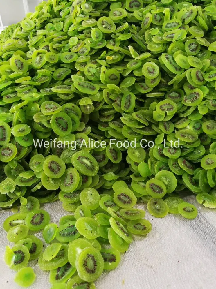 China Wholesale Dried Fruits Price Dry Kiwi Sliced Shape Kiwi