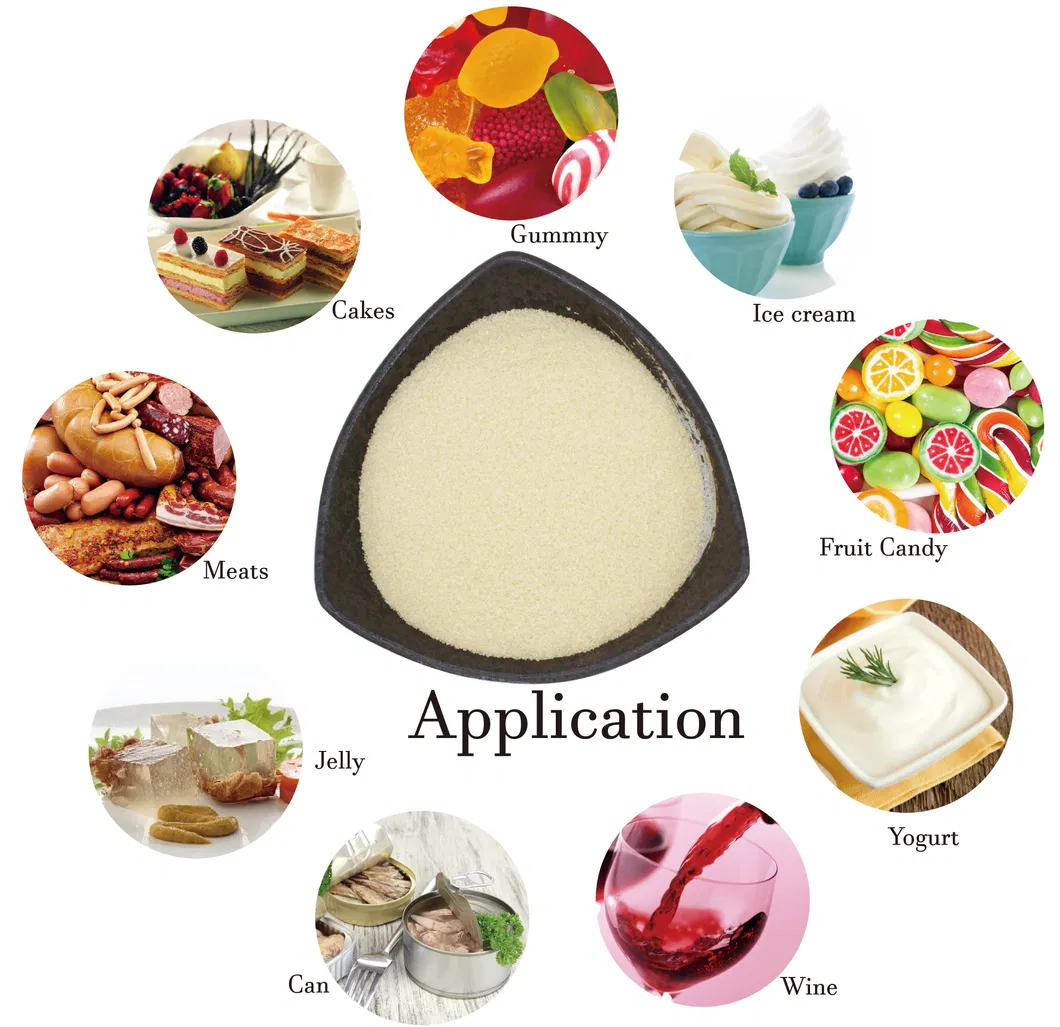 Halal Food Grade Gelatin 120 Bloom 160 Bloom Used in Food Industry