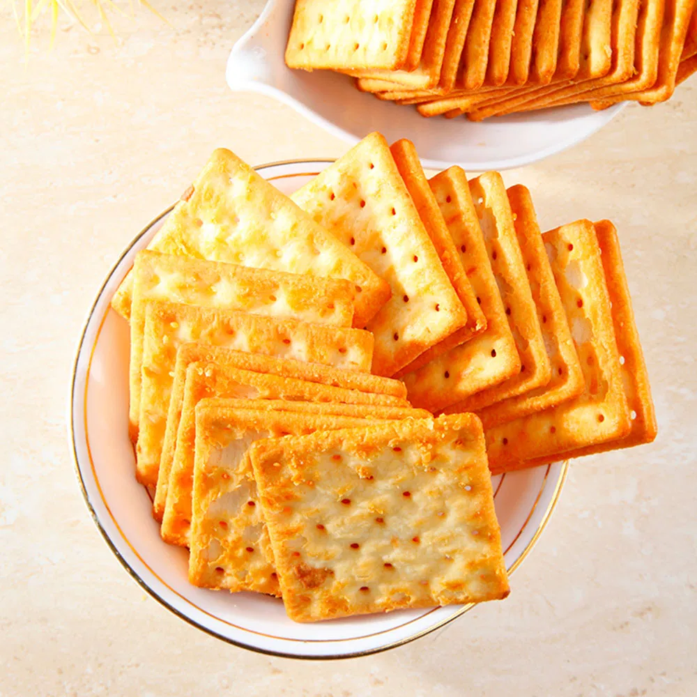 High Quality 430g Cream Cracker Soda Cracker Snack Food Cream Cracker