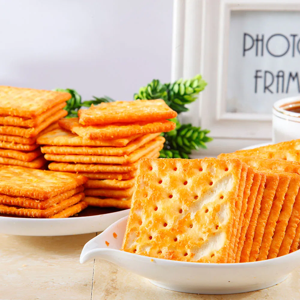 High Quality 430g Cream Cracker Soda Cracker Snack Food Cream Cracker