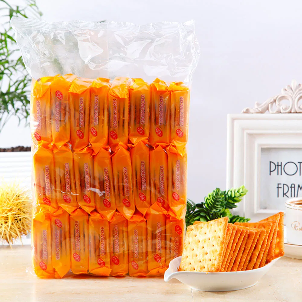 High Quality 430g Cream Cracker Soda Cracker Snack Food Cream Cracker