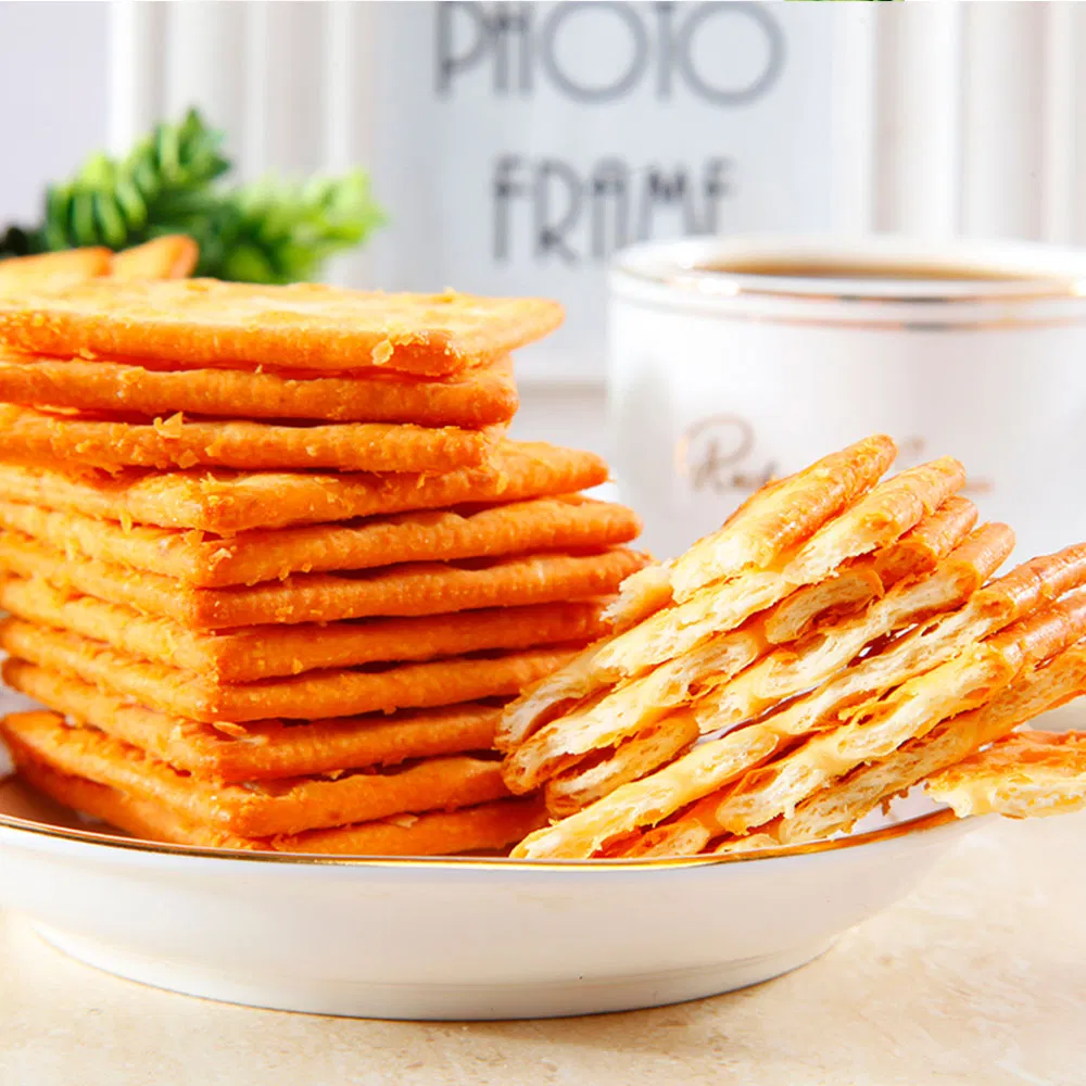High Quality 430g Cream Cracker Soda Cracker Snack Food Cream Cracker