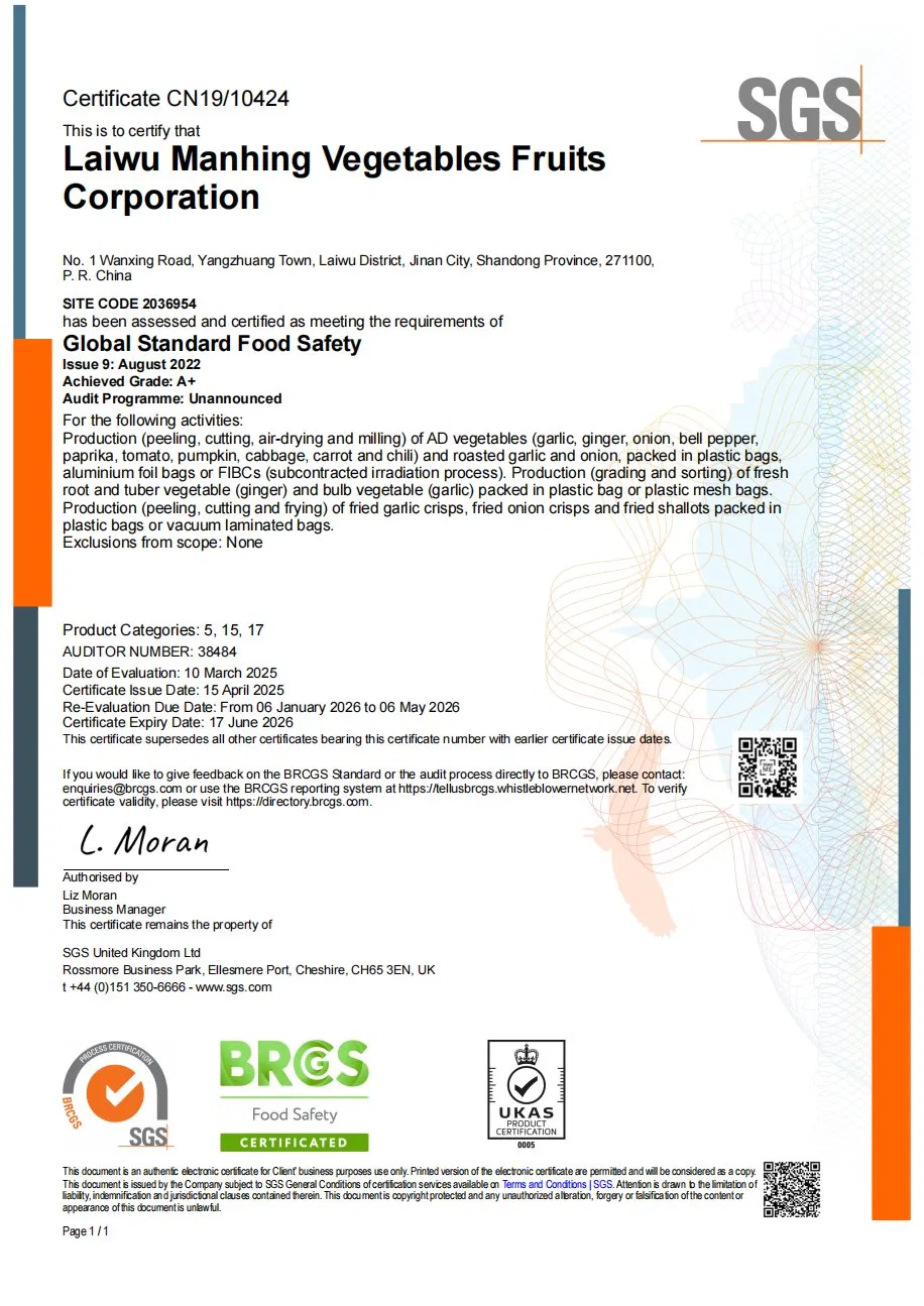 New Crop Air Dried Ginger Dehydrated Ginger Flakes Powder Whole