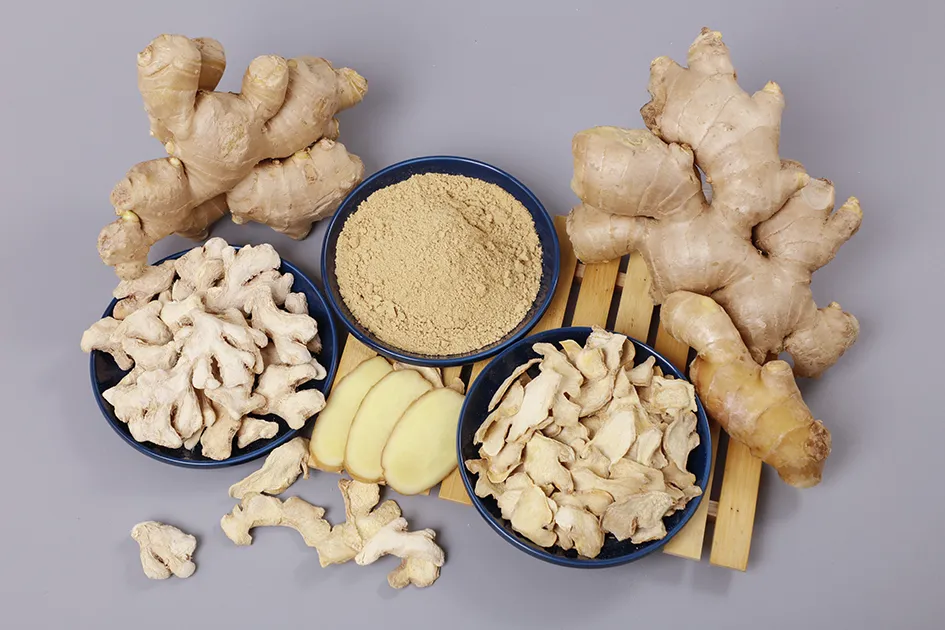 New Crop Air Dried Ginger Dehydrated Ginger Flakes Powder Whole
