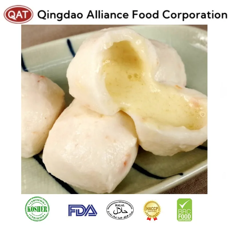 Delicious Frozen Surimi Cheese Fish Balls for Hot Pots