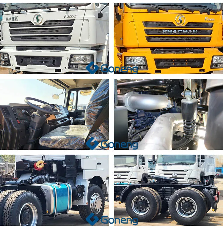 Conduite Gauche Droite Camion Tracteur D'occasion Used Truck Tractor Head Shacman F3000 6X4