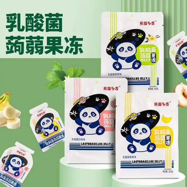Konjac Jelly with Lactic Acid Bacteria Candy Fruit Flavor Jelly
