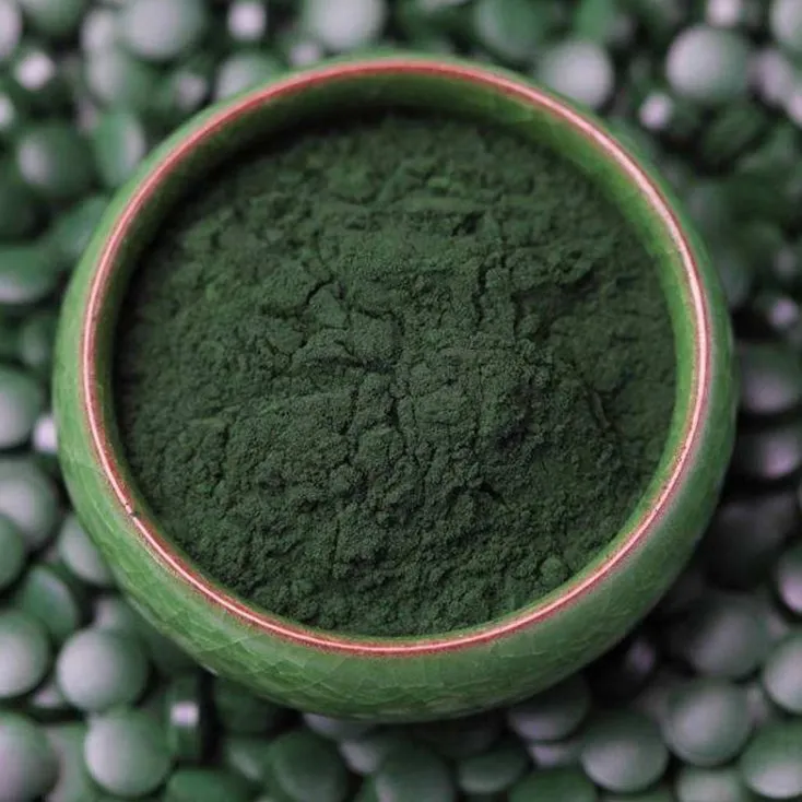 Hot Sale Health Organic Food Dark Green 100% Pure Spirulina Powder