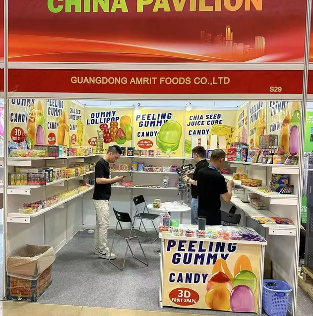 35g Caramel Flavor Tart-Shaped Wholesale Snack Sweets Juicy Jelly Gummy Chinese Candy