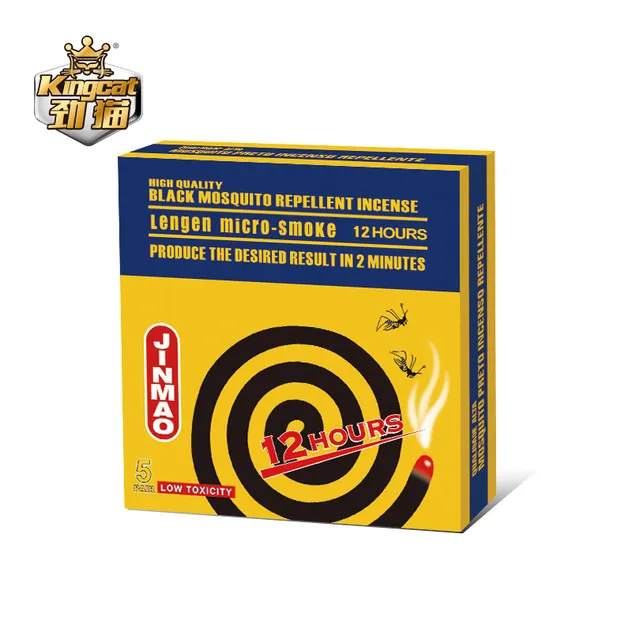 Kingcat Micro-Smoke Black Mosquito Coil for Outdoor Use in China